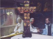 Das Modell des Bilderkreuzes im Maßstab 1:10 (befindet sich jetzt im Vatikan)