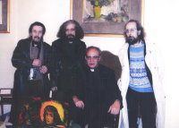 Treffen mit Mons. Heldt am 11.03.2004 zur Schenkung einer Bildertafel des Bilderkreuzes an die Präfektur des Vatikans